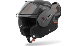 Kask motocyklowy z podnoszoną szybką AIROH MATHISSE 2 Genius P/J Matte Orange