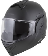 Kask motocyklowy z podnoszoną szybką Cassida MultiFlip Solid BlackOut P/J - černá matná/černá