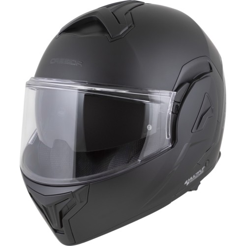 Kask motocyklowy z podnoszoną szybką Cassida MultiFlip Solid BlackOut P/J - černá matná/černá