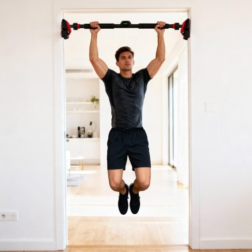 DRZWIOWA DRĄŻEK DO PODCIĄGANIA Z CZTEROKROTNYM WSPARCIE I LICZNIKIEM DD501 HMS