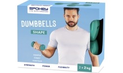 Zestaw hantli winylowych Spokey SHAPE 2x 2 kg