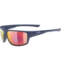 Akiniai Uvex Sportstyle 230 niebieski mat / lustrzana czerwień