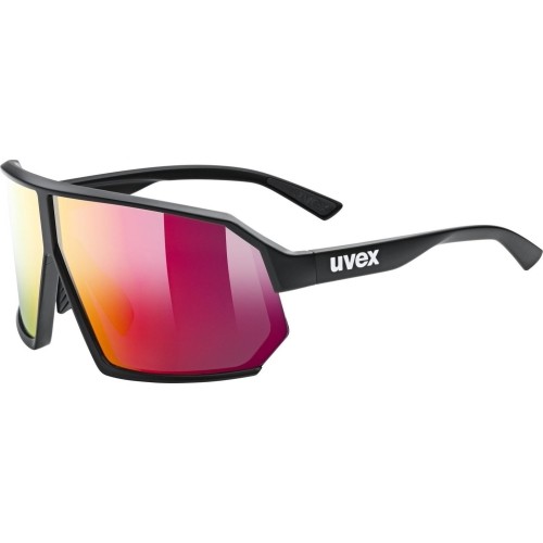 Okulary Uvex sportstyle 237 black matt / mirror red