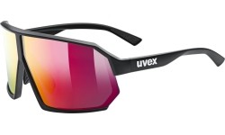 Okulary Uvex sportstyle 237 black matt / mirror red