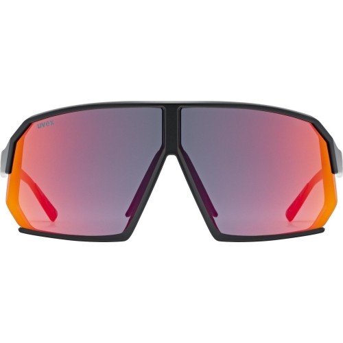 Okulary Uvex sportstyle 237 black matt / mirror red