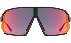 Okulary Uvex sportstyle 237 black matt / mirror red