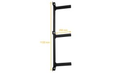 Stojak ścienny na talerze Pivot Fitness PM237