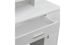 Toaletka kosmetyczna z lustrem nowoczesna biała