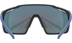 Okulary Uvex mtn perform black-blue matt / mirror blue