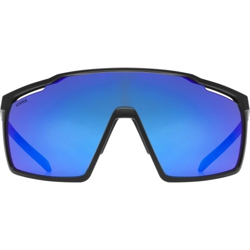 Okulary Uvex mtn perform black-blue matt / mirror blue