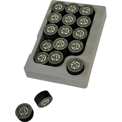 Końcówka kija IBS 14 mm czarna 30 szt.