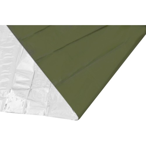 Folia izotermiczna Cattara SOS, zielona, 210x130 cm