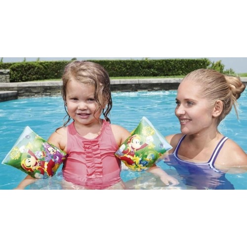 Rękawki do pływania Bestway Mickey Racers, dla dzieci w wieku 3-6 lat