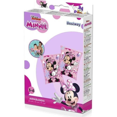 Rękawki do pływania Bestway Minnie, dla dzieci w wieku 3-6 lat.