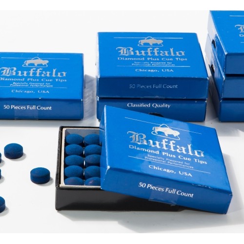 Skórka do kija bilardowego Buffalo Diamond Plus 11 mm, 50 szt.