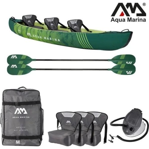 Kajak rekreacyjny Aqua Marina Ripple-370 - 3 os. (2022) 2217440