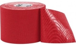 Sportowa taśma klejąca Select Profcare - czerwona, 5 cm x 5 m