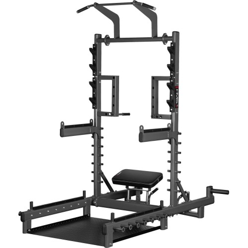 Komercyjny wielofunkcyjny stojak z platformą do podnoszenia ciężarów i hip thrust SMP01 HMS