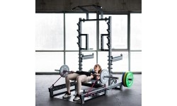 Komercyjny wielofunkcyjny stojak z platformą do podnoszenia ciężarów i hip thrust SMP01 HMS
