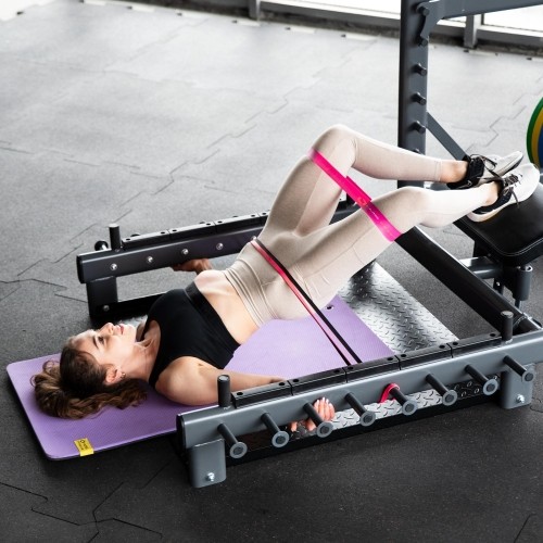 Komercyjny wielofunkcyjny stojak z platformą do podnoszenia ciężarów i hip thrust SMP01 HMS