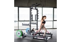 Komercyjny wielofunkcyjny stojak z platformą do podnoszenia ciężarów i hip thrust SMP01 HMS