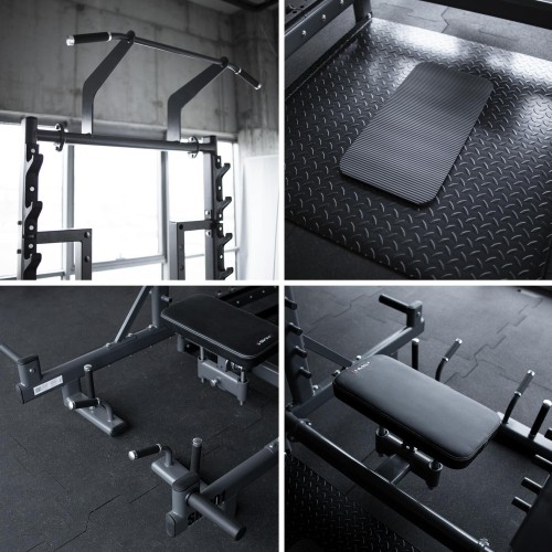 Komercyjny wielofunkcyjny stojak z platformą do podnoszenia ciężarów i hip thrust SMP01 HMS