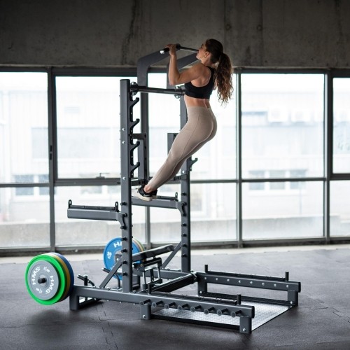 Komercyjny wielofunkcyjny stojak z platformą do podnoszenia ciężarów i hip thrust SMP01 HMS