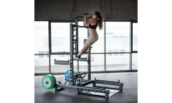 Komercyjny wielofunkcyjny stojak z platformą do podnoszenia ciężarów i hip thrust SMP01 HMS