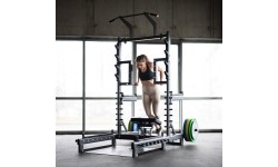 Komercyjny wielofunkcyjny stojak z platformą do podnoszenia ciężarów i hip thrust SMP01 HMS