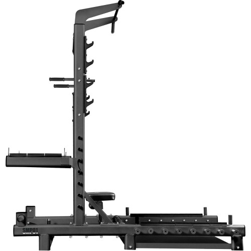 SMP01 MULTIFUNCTIONAL STAND WITH WEIGHTLIFTING AND HIP THRUST PLATFORM COMMERCIAL HMS