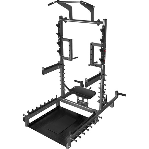 Komercyjny wielofunkcyjny stojak z platformą do podnoszenia ciężarów i hip thrust SMP01 HMS