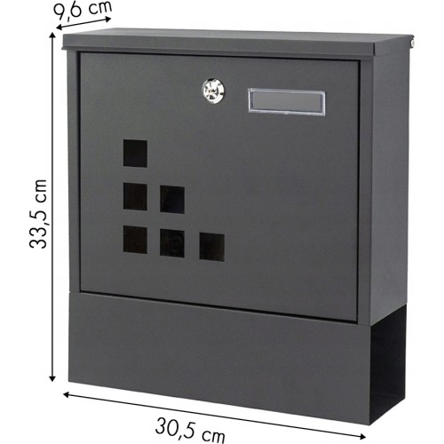 Skrzynka na listy stalowa