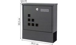 Skrzynka na listy stalowa