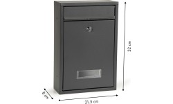 Skrzynka pocztowa na listy stal ocynkowana