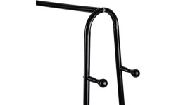 Wieszak stojący stojak z 2 półkami na ubrania buty