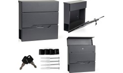 Skrzynka pocztowa listy gazety stal galwanizowana