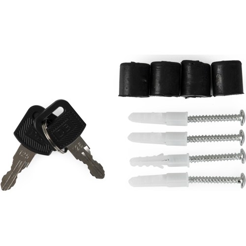 Skrzynka pocztowa listy gazety stal galwanizowana