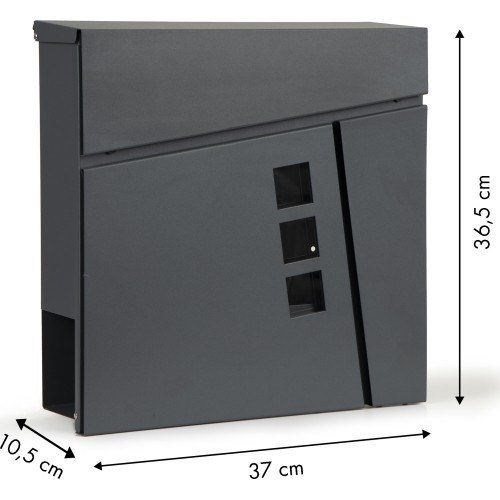 Skrzynka pocztowa listy gazety stal galwanizowana