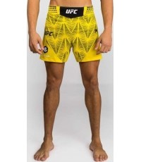 Men's UFC Zenith by Venum Yellow Authentic Fight Night Short Fit Fight Short