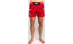 Men's UFC Zenith by Venum Red Authentic Fight Night Short Fit Fight Short