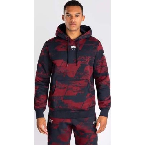 Men's UFC Zenith by Venum Burgundy Authentic Fight Week Pullover Hoodie