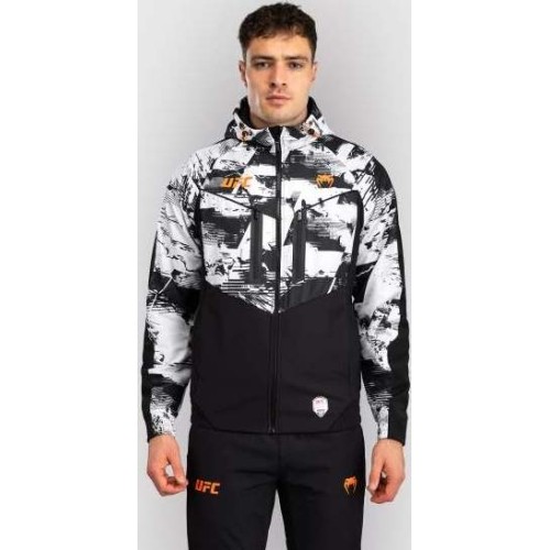 Men's UFC Zenith by Venum White Authentic Fight Week Zip Hoodie
