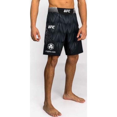 Men's UFC Zenith by Venum Black Authentic Fight Night Long Fit Fight Short