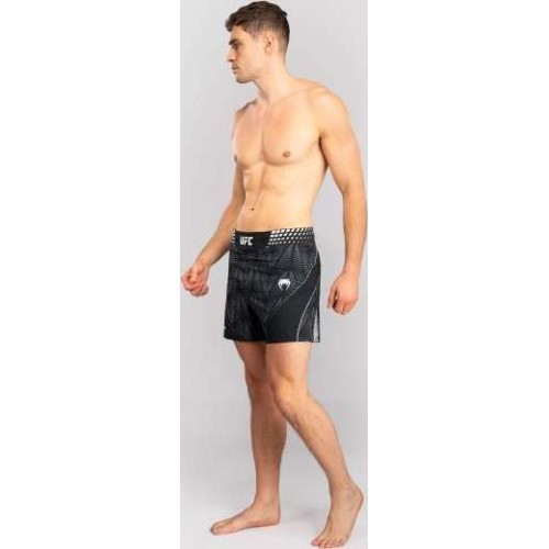 Men's UFC Zenith by Venum Black Authentic Fight Night Short Fit Fight Short