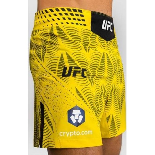 Men's UFC Zenith by Venum Yellow Authentic Fight Night Short Fit Fight Short