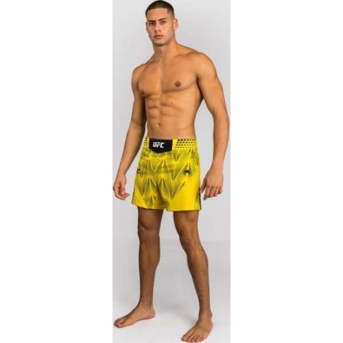Men's UFC Zenith by Venum Yellow Authentic Fight Night Short Fit Fight Short