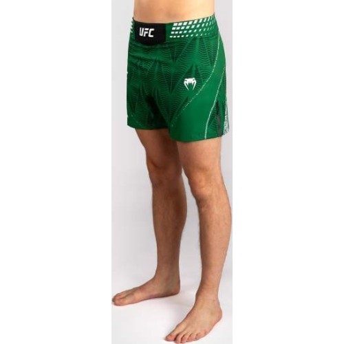 Men's UFC Zenith by Venum Green Authentic Fight Night Short Fit Fight Short