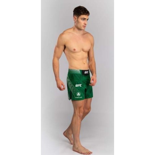 Men's UFC Zenith by Venum Green Authentic Fight Night Short Fit Fight Short