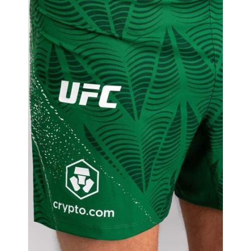 Men's UFC Zenith by Venum Green Authentic Fight Night Short Fit Fight Short