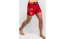 Men's UFC Zenith by Venum Red Authentic Fight Night Short Fit Fight Short
